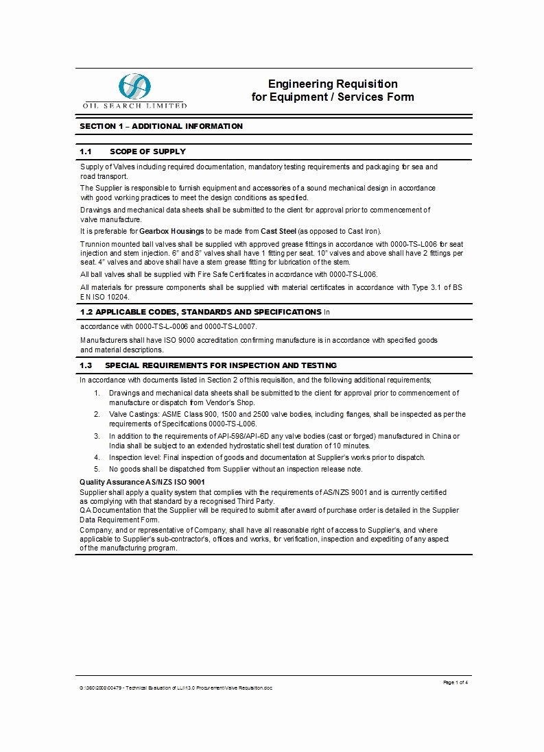 Lab Requisition form Template Inspirational 50 Professional Requisition forms [purchase Materials Lab]