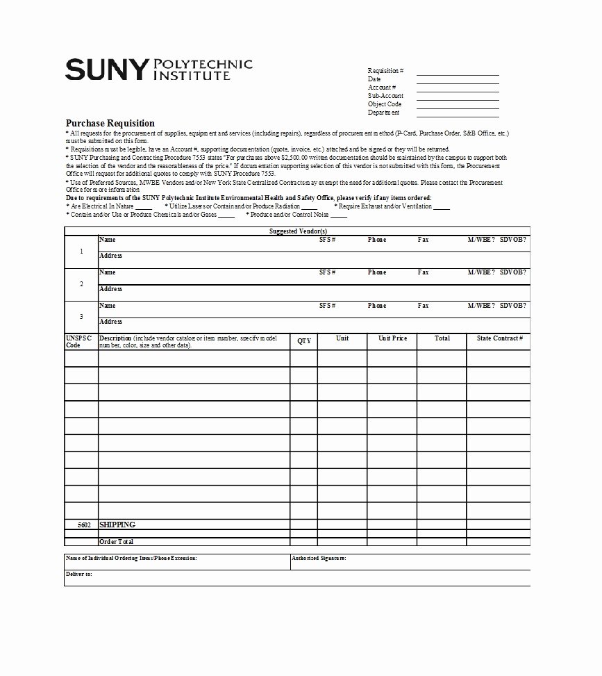 Lab Requisition form Template New 50 Professional Requisition forms [purchase Materials Lab]