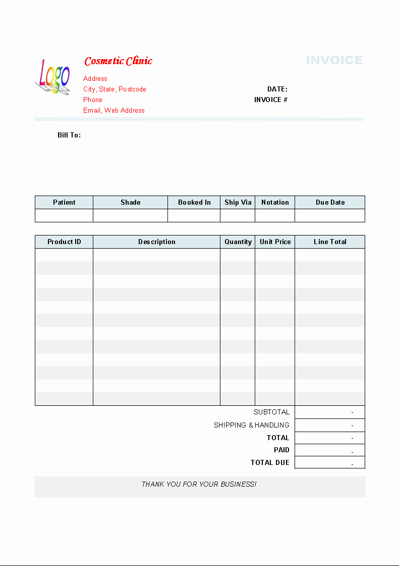 Lawn Care Invoice Template Best Of Free Printable Service Invoice Template Free Lawn Service