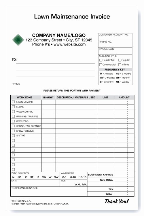 Lawn Care Invoice Templates Awesome Lawn Care Invoice Template Eliminate Your Fears and Doubts