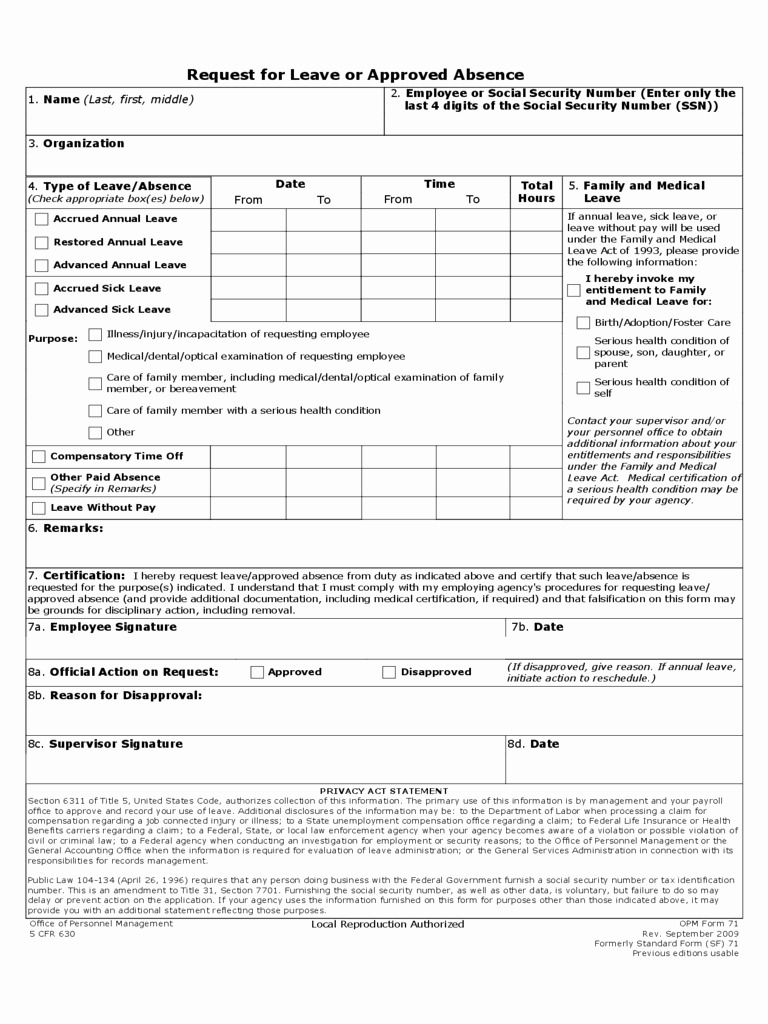 Leave Of Absence form Template Unique Medical Leave form 2 Free Templates In Pdf Word Excel