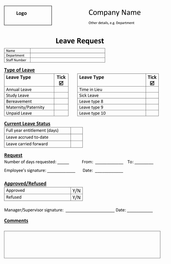 Leave Request form Template Awesome Staff Leave Planning Scheduling &amp; Management Excel Template