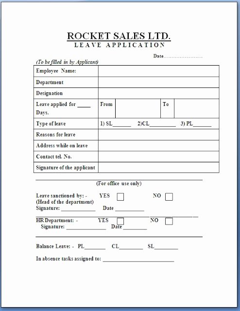 Leave Request form Template Lovely Employee Time Off Request From Template Excel Template