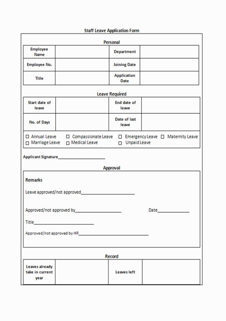 Leave Request forms Templates New You Will Never Believe these Bizarre Truth