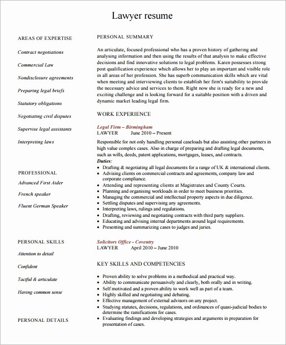 Legal Resume Template Word Beautiful attorney Resume Template Resume Sample