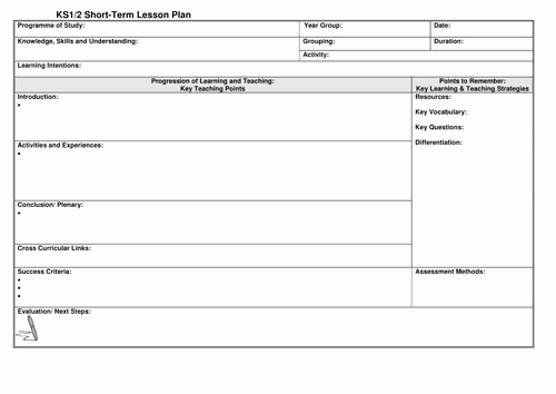 Lesson Plan Template Doc Beautiful 41 Free Lesson Plan Templates In Word Excel Pdf