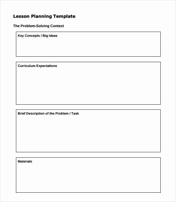 Lesson Plan Templates Preschool Lovely Free 10 Sample Preschool Lesson Plan Templates In Google