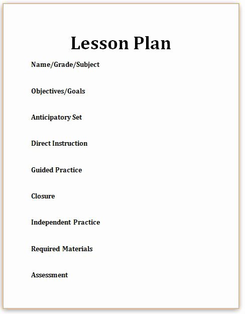 Lesson Plans Template for toddlers Beautiful Here S What You Need to Know About Lesson Plans