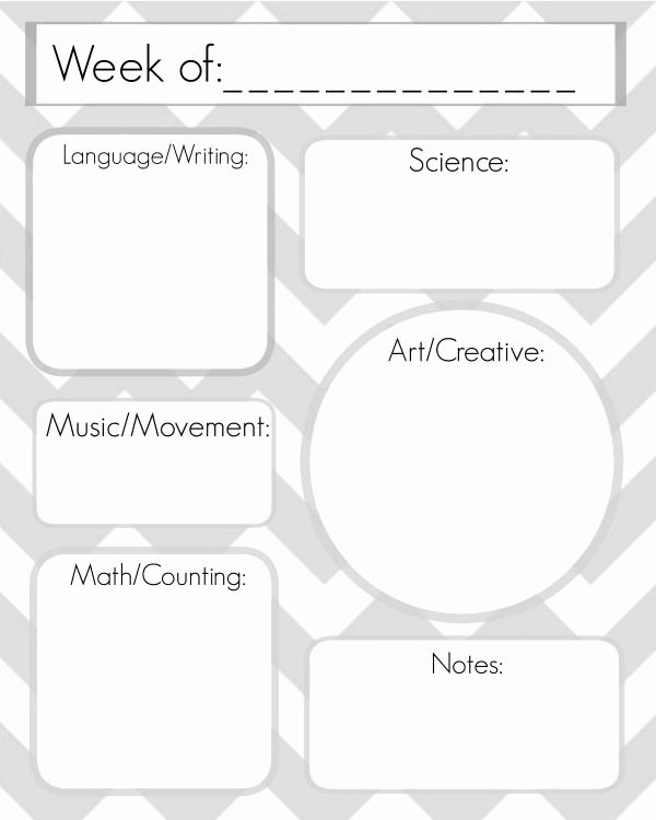 Lesson Plans Template for toddlers Inspirational Best 25 Weekly Lesson Plan Template Ideas On Pinterest