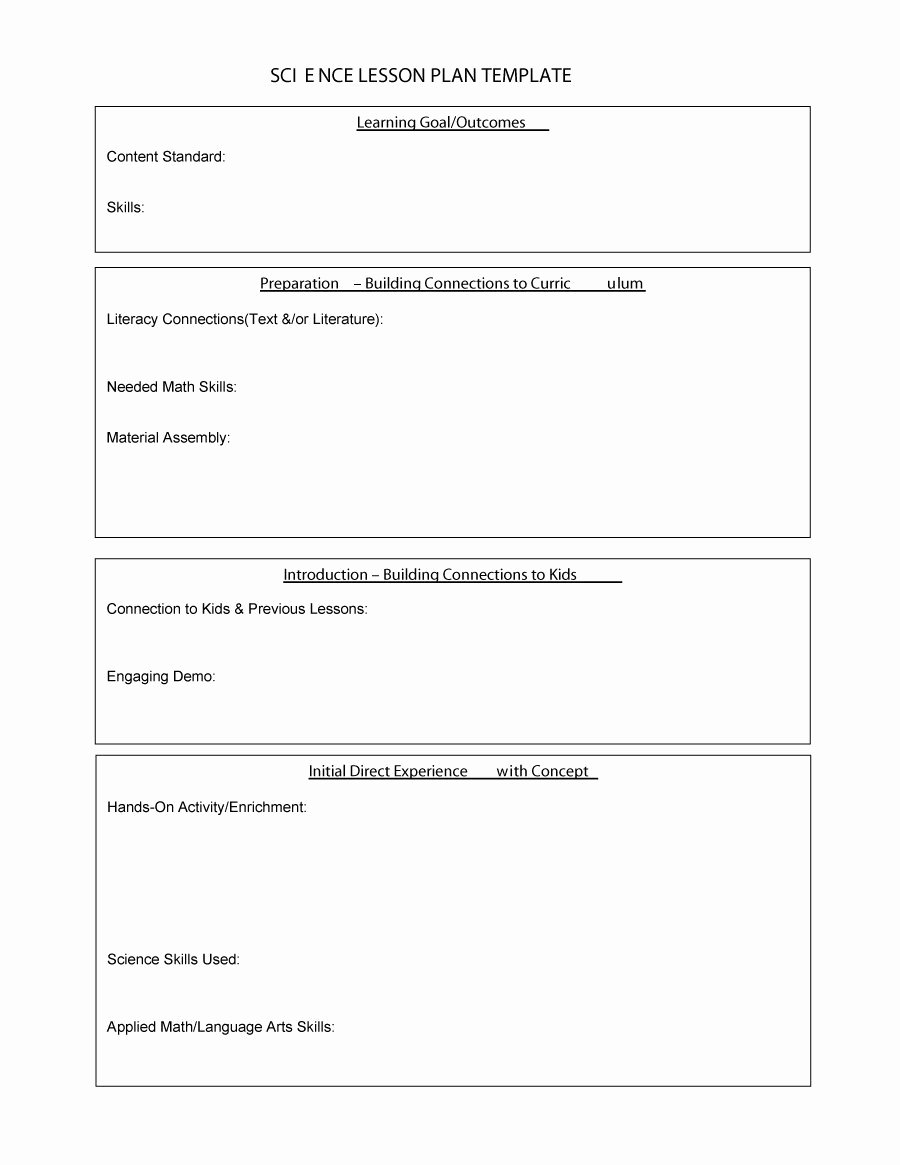 Lesson Plans Templates for toddlers Luxury 44 Free Lesson Plan Templates [ Mon Core Preschool Weekly]