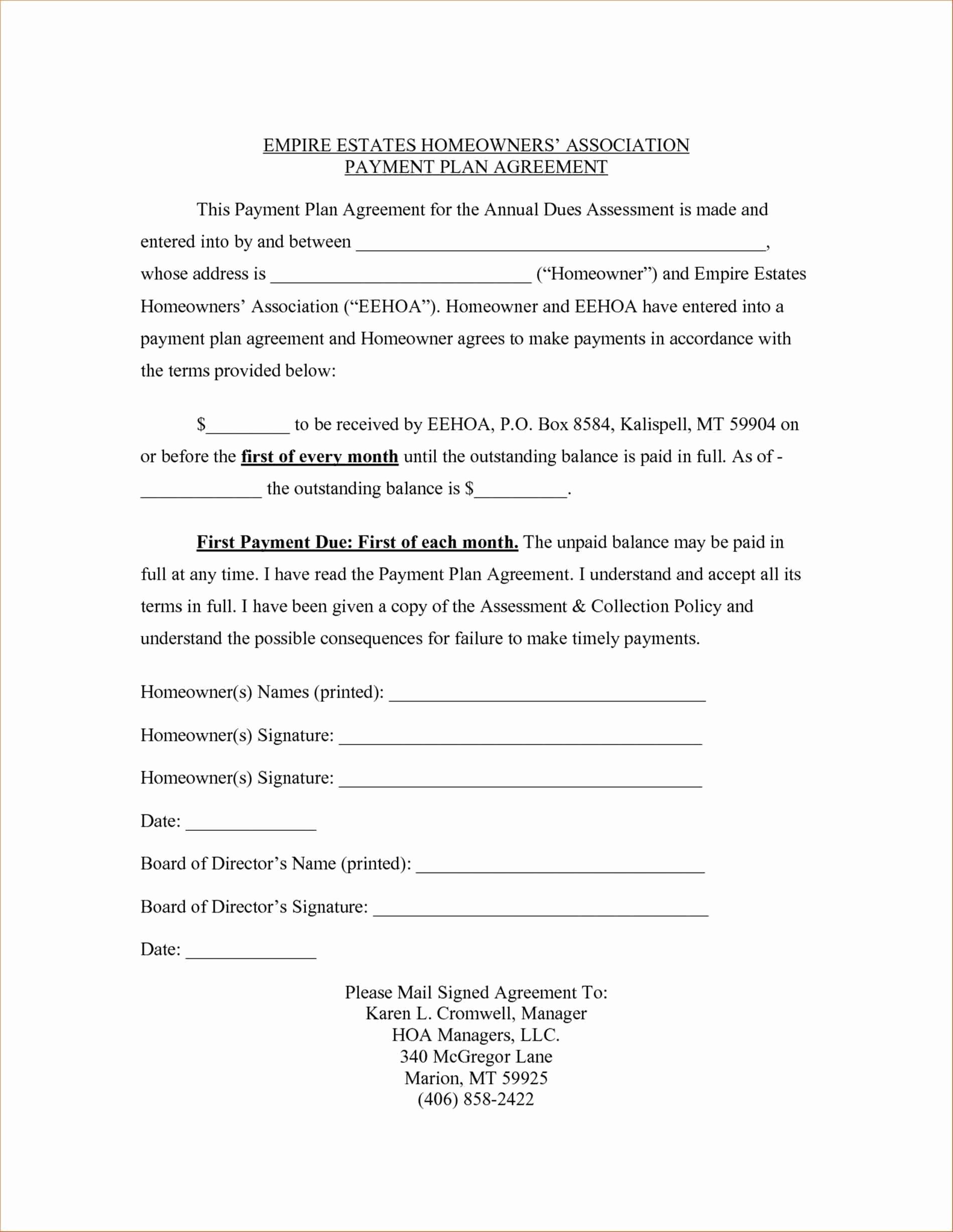 Letter Of Agreement Template Fresh Image Result for Payment Plan Contract Agreement Template