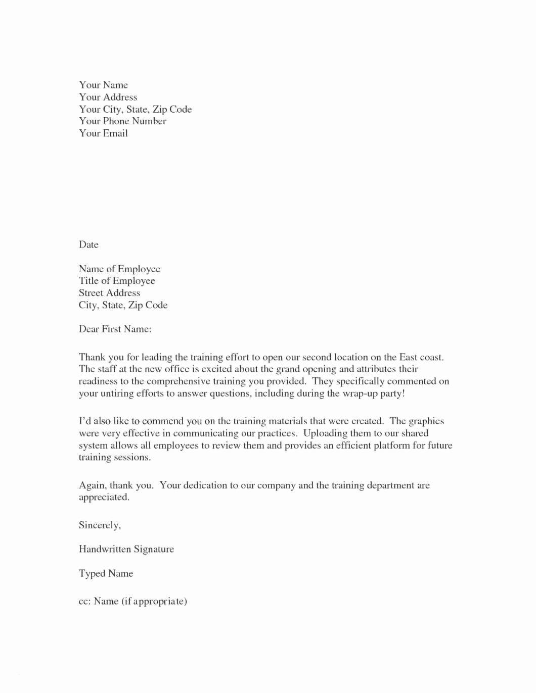 Letter Of Appreciation Templates New 9 10 Sample Appreciation Letters to Employees