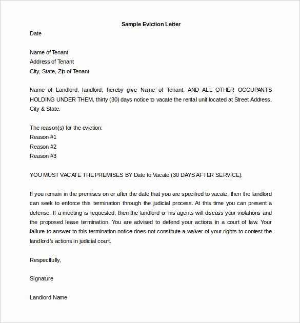 Letter Of Eviction Template Beautiful How to Write An Eviction Notice