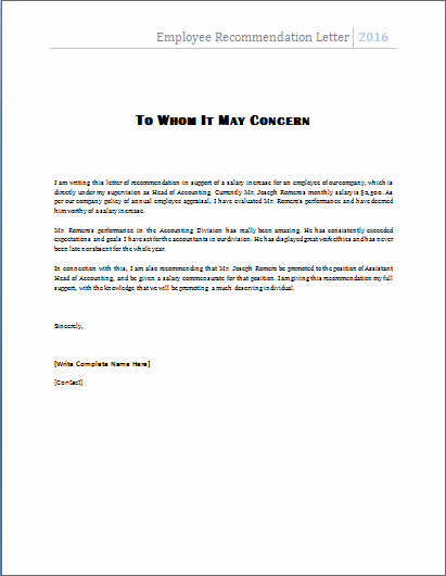 Letter Of Recommendation Template Word Beautiful Pin by Template On Template