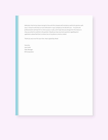 Letter Of Recommendation Templates Word Luxury 28 Letter Of Re Mendation In Word Samples
