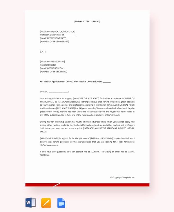 Letter Of Support Template Inspirational Free11 Letter Of Support Templates In Free Samples