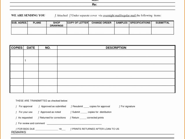 Letter Of Transmittal Template Construction New Letter Transmittal Template Doc Examples – Letter Templates