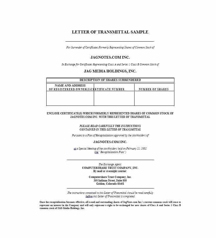 Letter Of Transmittal Template Construction Unique Letter Of Transmittal 40 Great Examples &amp; Templates