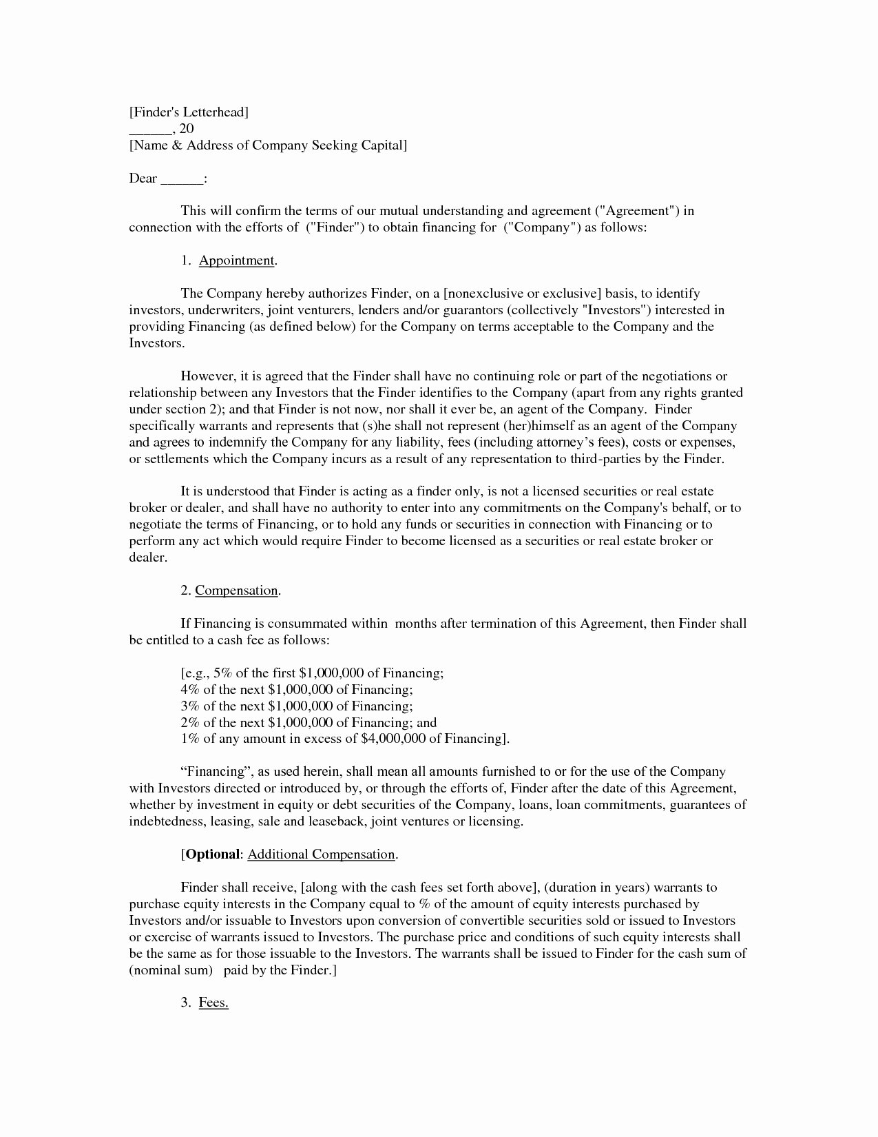 Letters Of Agreement Templates Beautiful Letter Agreement Template Between Two Parties Examples
