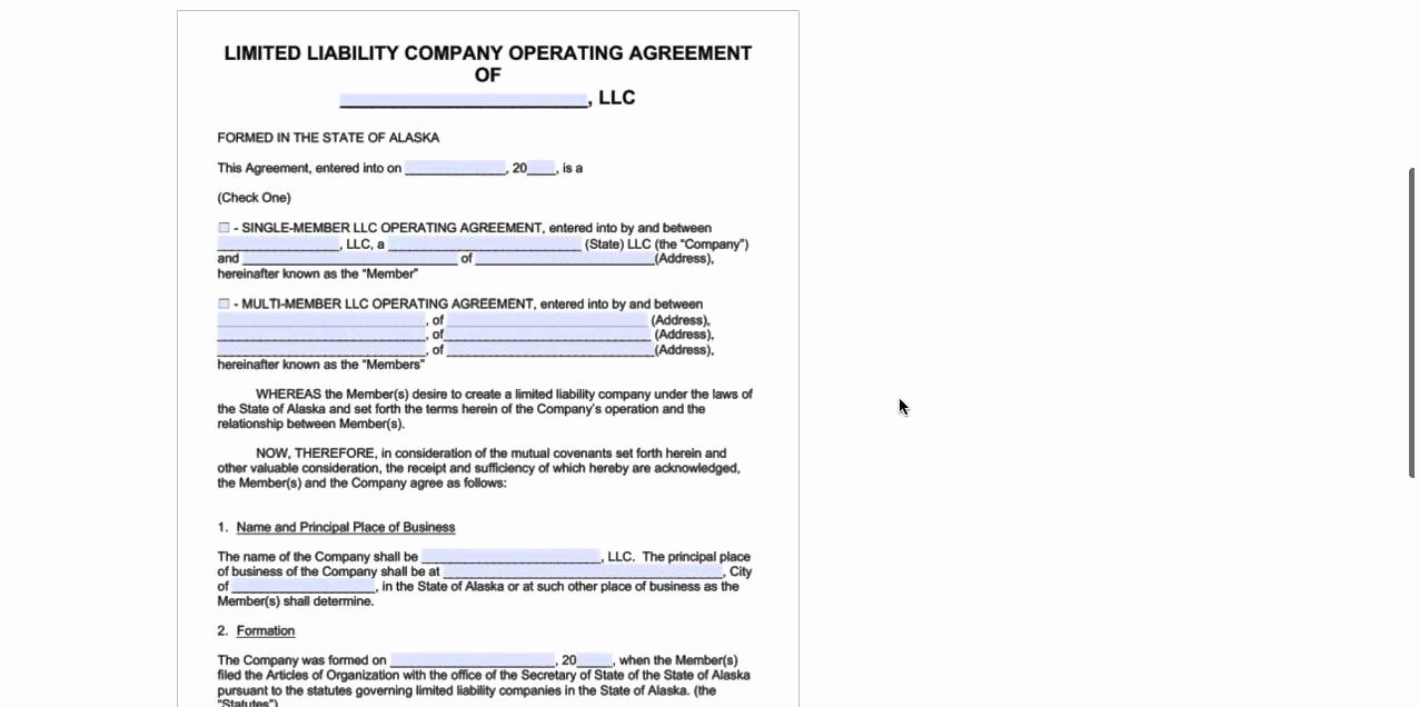 Llc Operating Agreement Template Pdf Lovely Llc Operating Agreement Pdf