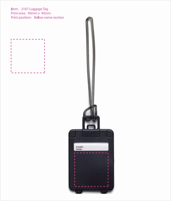 Luggage Tag Template Word Awesome Sample Luggage Tag Template 28 Free Documents In Pdf Psd