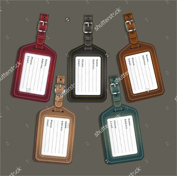 Luggage Tag Template Word Beautiful Sample Luggage Tag Template 28 Free Documents In Pdf Psd