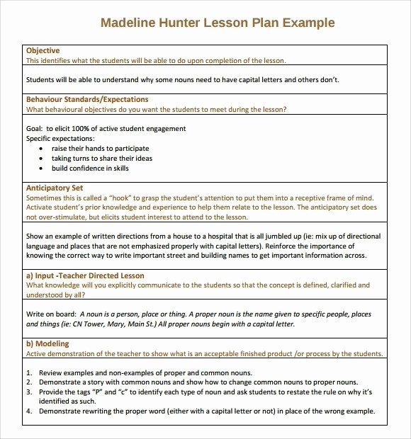 Madeline Hunter Lesson Plan Template Inspirational Reading Mastery Lesson Plan Template – I Do We Do You Do