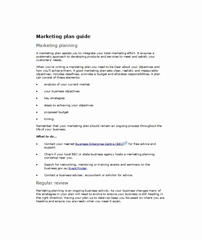 Marketing Plan Outline Template Awesome 30 Professional Marketing Plan Templates Template Lab