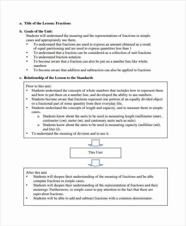 Math Lesson Plan Template Beautiful Sample Math Lesson Plan Template 10 Free Documents