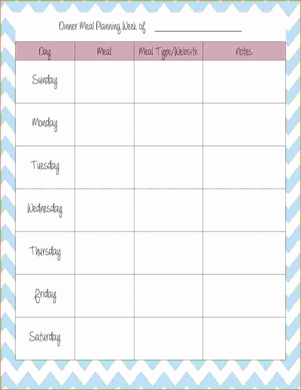 Meal Plan Template Word Lovely Meal Plan Template Word