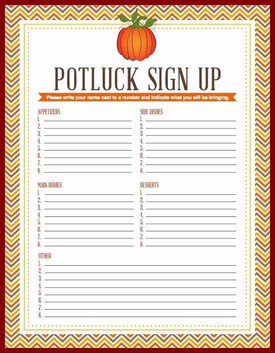 Meal Sign Up Sheet Template Best Of 24 Best Images About Potlucks On Pinterest