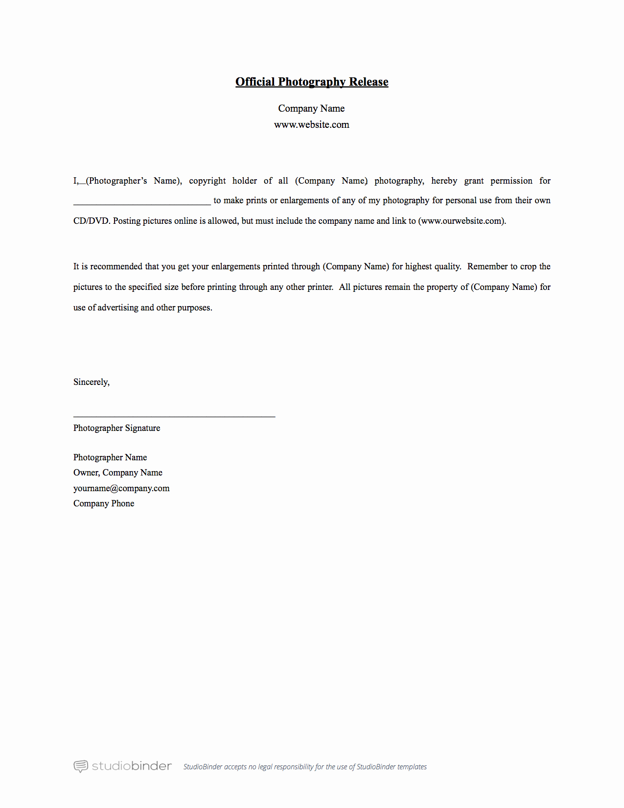 Media Release forms Template Inspirational why You Should Have A Release form Template