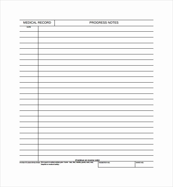 Medical Progress Notes Template Unique Sample Progress Note Template 9 Free Documents Download