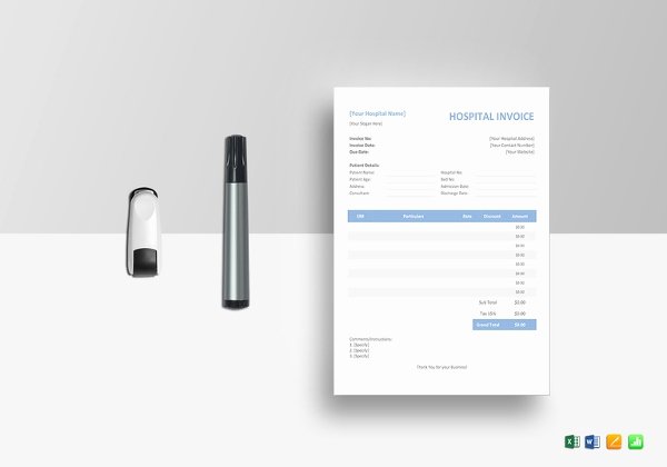 Medical Records Invoice Template Inspirational 16 Medical Invoice Templates Doc Pdf