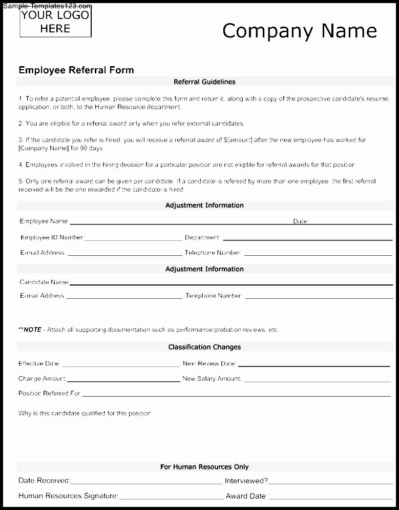 Medical Referral form Templates Elegant 29 Of New Hire Authorization form Template