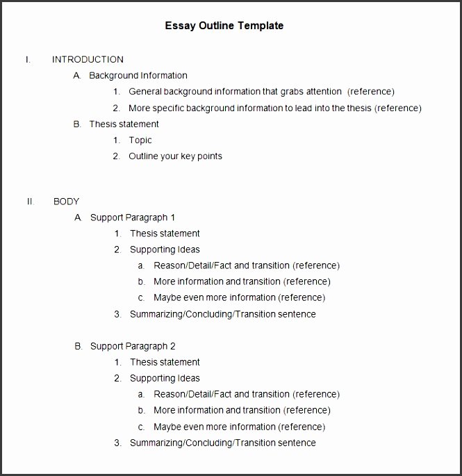 Microsoft Word Outline Template Unique 7 Outline Template In Ms Word for Free Sampletemplatess
