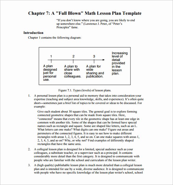 Middle School Lesson Plan Template Best Of Middle School Lesson Plan Template 8 Free Pdf Word