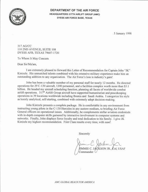 Military Letter Of Recommendation Template Awesome Best S Of Military Letter Re Mendation Template