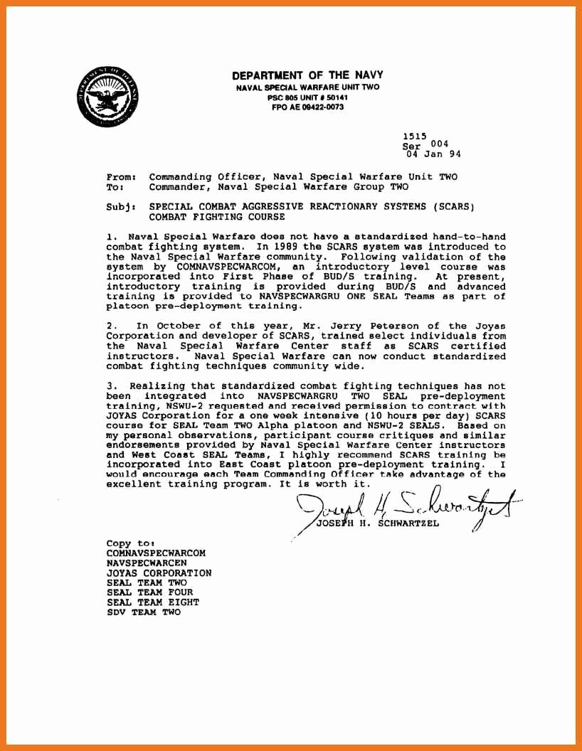 Military Letter Of Recommendation Template Inspirational 6 7 Army Letter Of Re Mendation