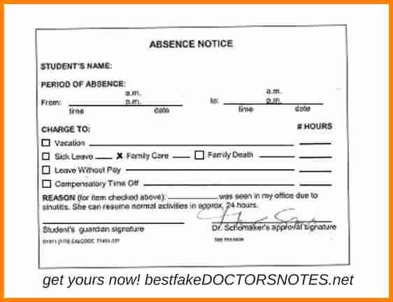 Minute Clinic Doctors Note Template Best Of 5 Fake Doctors Notes Free