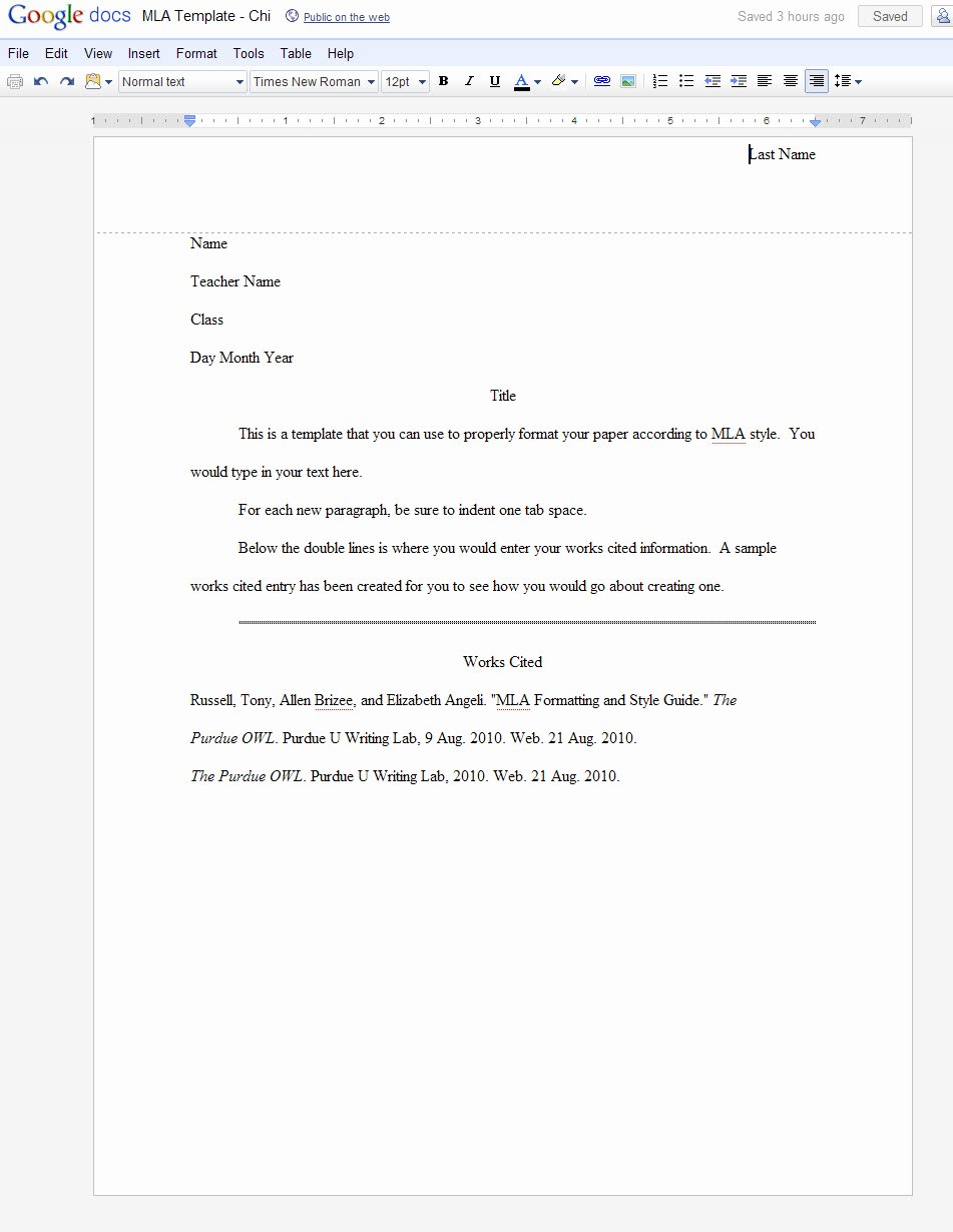 Mla format Outline Template Luxury Mla format Template