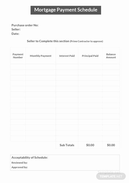 Monthly Payment Schedule Template Lovely Monthly Payment Schedule Template In Microsoft Word Excel