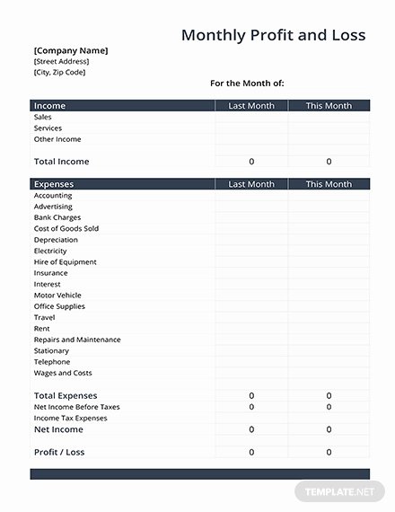 Monthly Profit and Loss Template Inspirational Monthly Timesheet Template Download 239 Sheets In Word