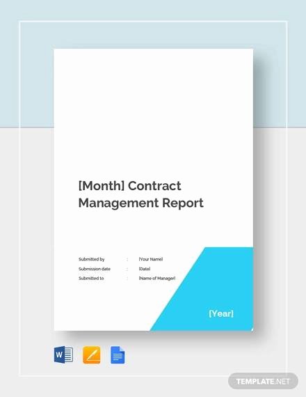 Monthly Report Template for Manager Fresh 22 Sample Monthly Management Report Templates Word