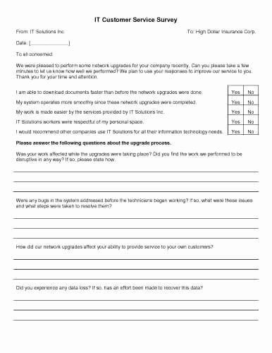 Network Site Survey Template Fresh 30 Sample Survey Templates In Microsoft Word