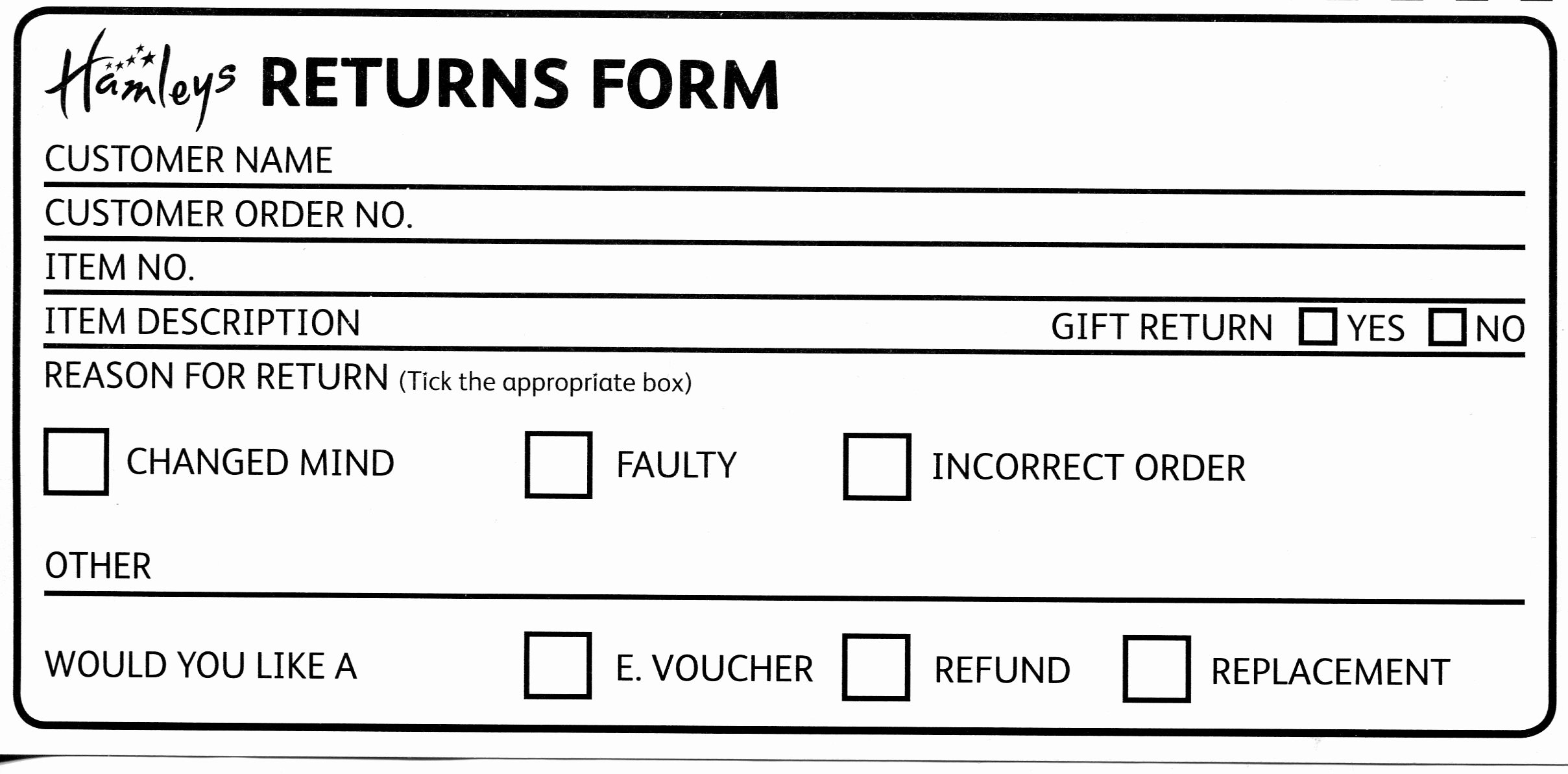 No Return Policy Template Luxury Our Returns Policy Hamleys