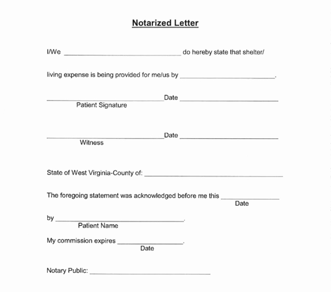 Notarized Letter Template Word Luxury 25 Notarized Letter Templates Sample Letters In Word