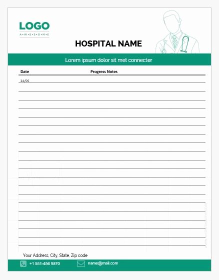 Nurse Progress Note Template Luxury 5 Nursing Progress Notes Templates for Ms Word