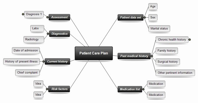 Nursing Concept Mapping Template Awesome Concept Mapping software for Nursing Best software for