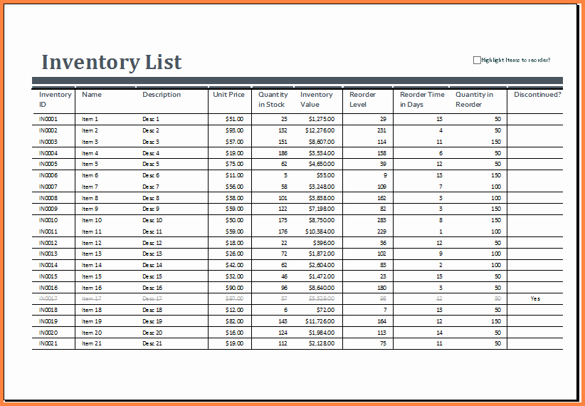 Office Supplies Inventory Template Beautiful 8 Office Supplies Inventory Spreadsheet